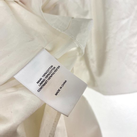 AJE Casabianca Puff Sleeve Cotton Minidress in Ivory 6 US / 10 AU - Picture 9 of 16